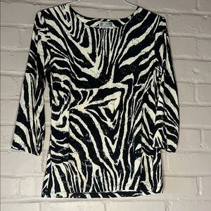Zebra Print Women's Top
